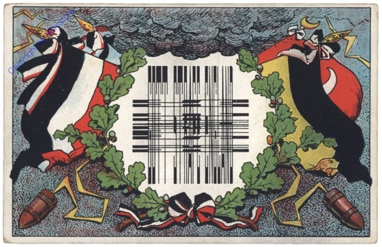 Überraschungskarte: "Gott strafe England"