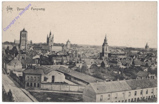 ak140690 Ypres, Panorama