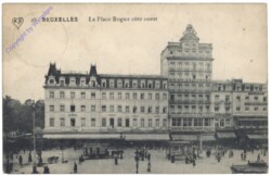 Bruxelles, La Place Rogier cote ouest