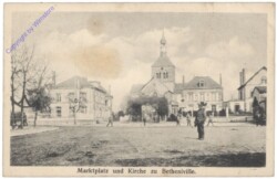 Marktplatz und Kirche zu Betheniville