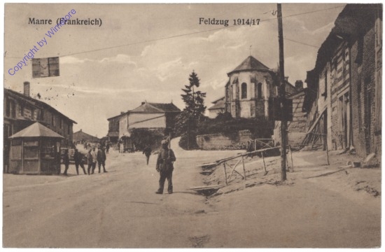 Manre (Frankreich), Feldzug 1914/17