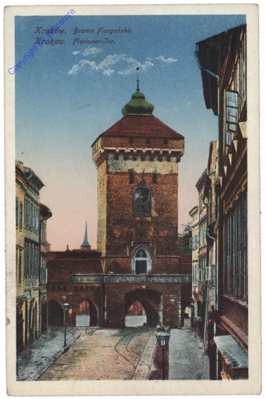 ak140813 Krakau, Florianer-Tor