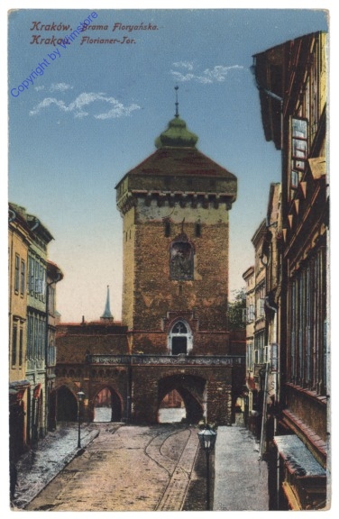 ak140825 Krakau, Florianer-Tor