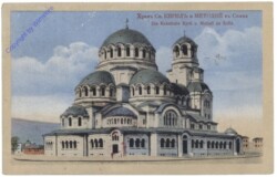 Die Kathedrale Kyril u. Metodi zu Sofia