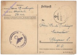 Feldpostkarte 1942