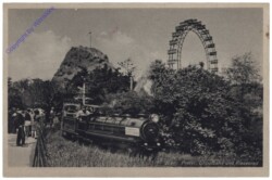 Wien, Prater, Liliputbahn und Riesenrad
