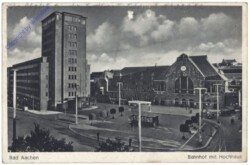 Bad Aachen, Bahnhof mit Hochhaus