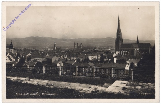 ak140967 Linz, Panorama