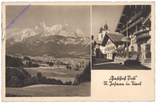 ak140979 St. Johann in Tirol, Gasthof Post
