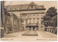 Aschaffenburg, Städt. Krankenhaus, Haupteingang