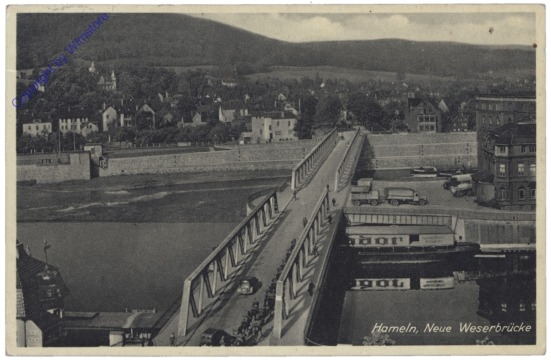 ak141020 Hameln, Neue Weserbrücke