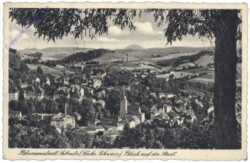 Blumenstadt Lebnitz, Blick auf die Stadt