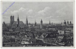 München, Blick vom Deutsches Museum auf die Stadt