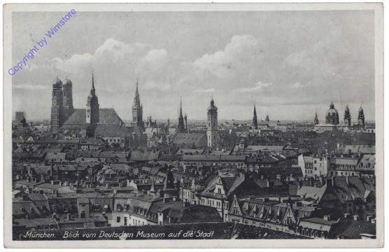 ak141036 München, Blick vom Deutsches Museum auf die Stadt