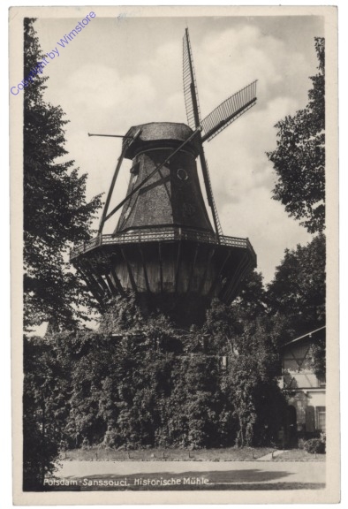 ak141040 Potsdam-Sanssouci, Historische Mühle