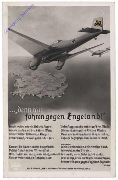 ak141061 ... "denn wir fahren gegen Engeland"