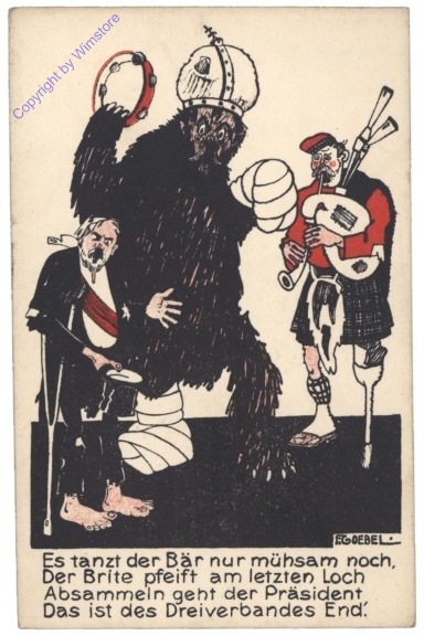 ak141079 Es tanzt der Bär nur ....