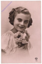 Mädchen mit Blumen
