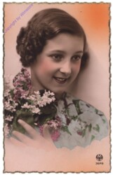 Mädchen mit Blumen