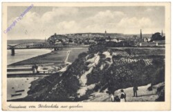 Graudenz von Böslershöhe aus gesehen