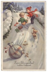 ak141171 Kinder verlieren den Geldsack