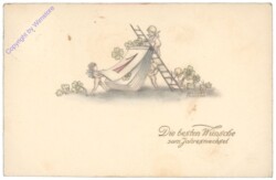 ak141186 Engerl mit Kalender
