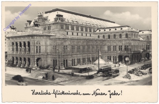 Wien, Staatsoper, Neujahrsgruß