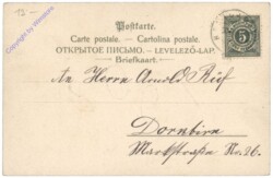 ak141209a Engerl tragen die Zahlen 1902