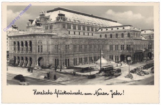 Wien, Staatsoper, Neujahrsgruß