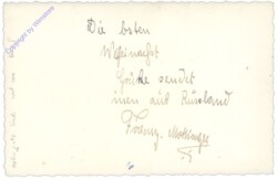 Neujahrsgruß im Osten 1941/42