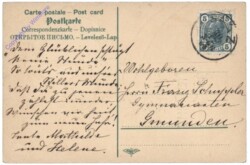 ak141308a Uhr mit Kleeblatt