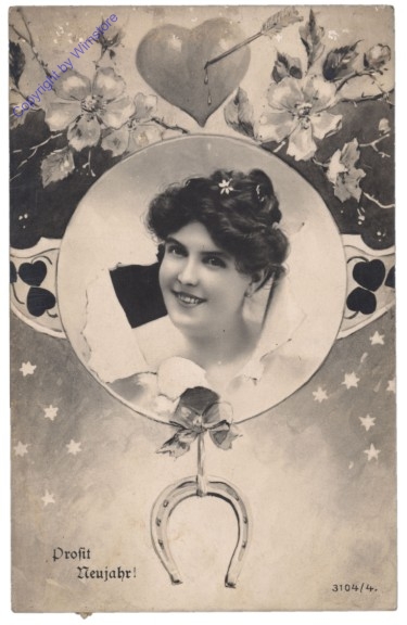 Dame mit Hufeisen
