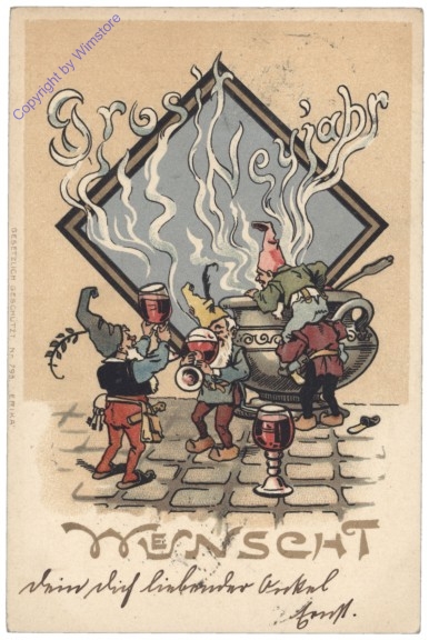 Zwerge feiern