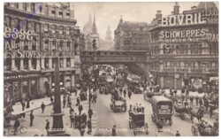 London, Ludgate Hill and St. Paul's from Ludgate Circus
