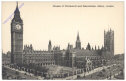 London, Houses of Parliament and Westminster Abbey