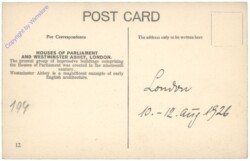 London, Houses of Parliament and Westminster Abbey