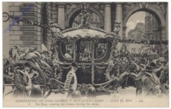 London, Coronation of King George V. and Queen Mary, June 22, 1911