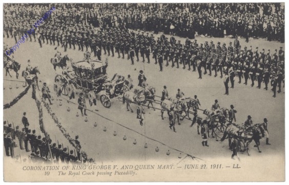 London, Coronation of King George V. and Queen Mary, June 22, 1911