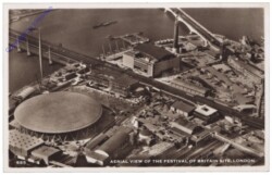 London, Aerial view of the Festival of Britain Site