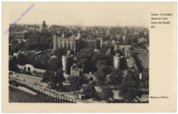 London, Tower of London, General view from the South