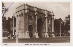London, Marble Arch from Hyde Park