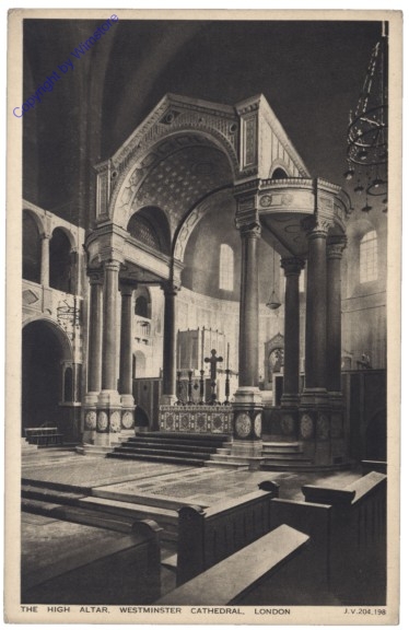 London, The High Altar, Westminster Cathedral