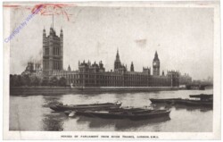 London, Houses of Parliament from River Thames