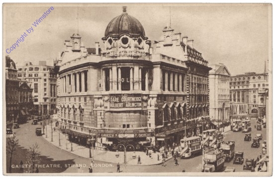 London, Gaiety Theatre, Strand