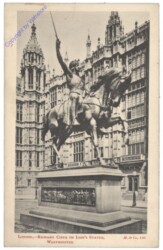 London, richard Coeur de Lion's Statue, Westminster