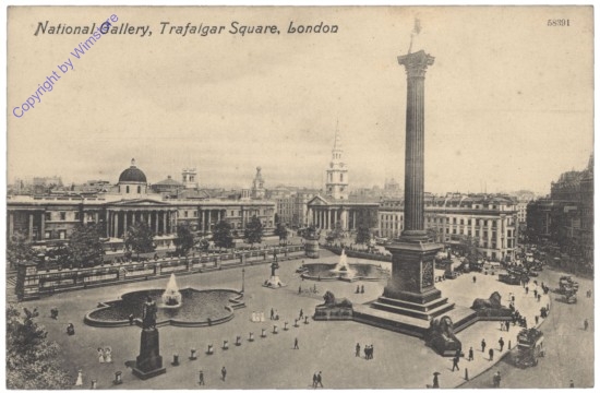 London, National Gallery, Trafalgar Square