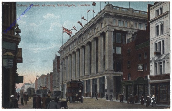 London, Oxford Street, showing Selfridge's