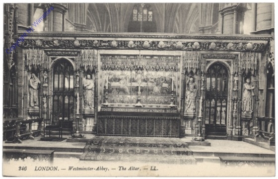 London, Westminster Abbey, The Altar