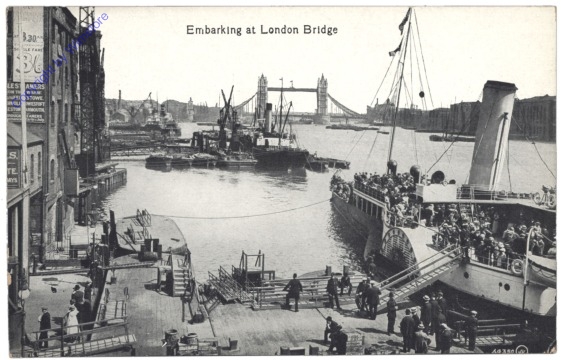 London, Embarking at London Bridge