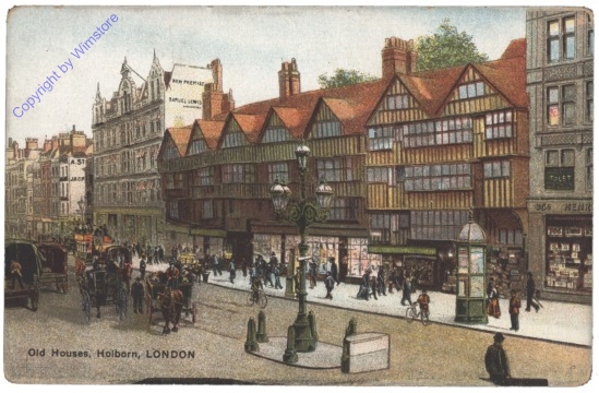 London, Old Houses, Holborn